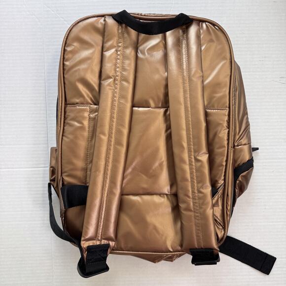 Calpak Luka Laptop Backpack Padded Travel Work School Bag Luggage Copper Color - Picture 2 of 9